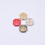アクリルビーズ アンティーク調 十字架 クロス 21×21mm【500g】