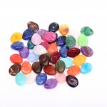 アクリルビーズ 雫型 カラーミックス 19×25mm【500g/约180ヶ】
