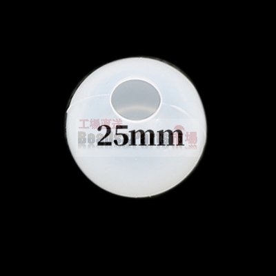 シリコンモールド 球 型 半 クリア 25mm【2ヶ】