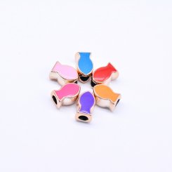 アクリルビーズ エポ付き 魚 9×14mm【50ヶ】