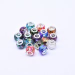 ロンデルアクリルビーズ 丸型 MIX カラーミックス 9×11mm【20ヶ】