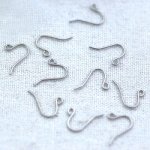 チタンU字ピアス金具 10x12mm