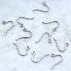 チタンU字ピアス金具 10x12mm