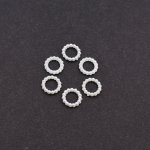 アクリルパーツ アクリルビーズ 円形 パール風 10x10mm ホワイト【50ヶ】