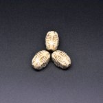 アクリルビーズ アンティーク調 円柱型 15×24mm ベージュ【500g（約150ヶ）】