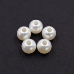 ABS製 パールビーズ 円形 16mm ベージュ【500g(約280ヶ)】