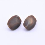 アクリルビーズ 不規則形 クリルパーツ ダークブラウン 14×18mm 【50ヶ】