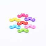 アクリルビーズ あごひげ カラーミックス8×20mm 【500g（約1612ヶ）】