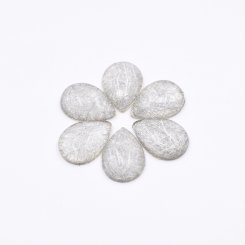 樹脂貼付けパーツ 雫型 14x10mm クリア【50ヶ(約15g)】