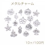 ステンレス製 メタルチャーム 植物 フルーツ 全16種