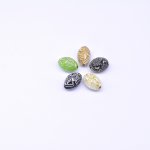 アクリルビーズ アンティーク調 オーバル 10×15mm【500g】