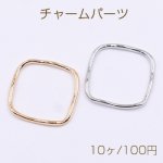 チャームパーツ 正方形フレーム 29×29mm【10ヶ】