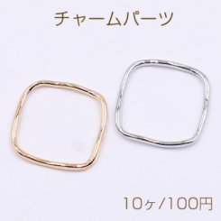 チャームパーツ 正方形フレーム 29×29mm【10ヶ】