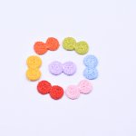刺繍ワッペン リボン 12×23mm 【20ヶ（約5g）】