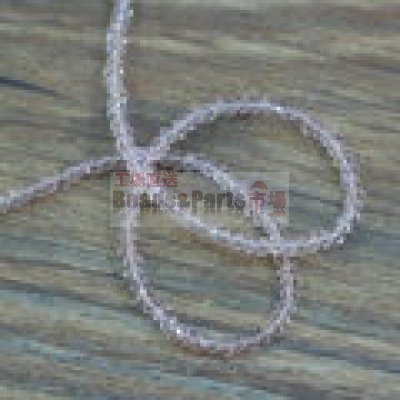 ボタンカットグラスビーズ 10ピーチ 3x2mm(1連/39cm)