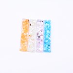 アクリルカボション 長方形 貝殻封入 13×66mm【20ヶ(約112g)】