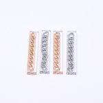 アクリルカボション 長方形 チェーン封入 13×66mm【20ヶ(約182g)】