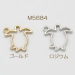 1円おまけ商品レジン枠 チャーム 亀 1カン 18×18mm【2ヶ】 ※1000円以上 いずれか3点まで 単独注文不可