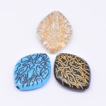 アクリルビーズ アンティーク調 不規則菱形 16×20mm【500g】