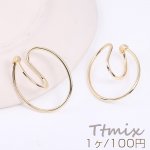 イヤーカフ メタルイヤーカフ 37×44mm ゴールド（1ヶ）