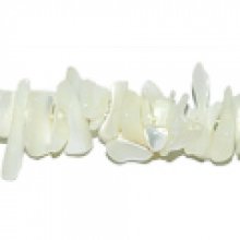 染色シェル貝 さざれ石(穴なし) ライトグリーン 5-7mm(50g) - Beads