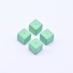 アクリルビーズ 正方形 ミントグリーン15×15mm【500g（約133ヶ）】
