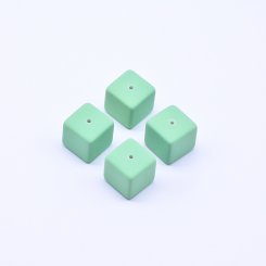 アクリルビーズ 正方形 ミントグリーン15×15mm【500g（約133ヶ）】