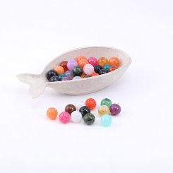 アクリルビーズ 丸型 カラーミックス 12mm【500g/约510ヶ】