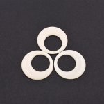 樹脂チャーム 円形 1カン 47x47mm オフホワイト【50ヶ(約257g)】