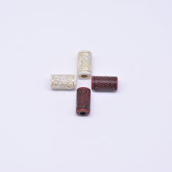 アクリルビーズ アンティーク調 円柱形 9×16mm 【500g】