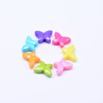 アクリルビーズ 蝶カット カラーミックス 11×15mm 【500g（約1190ヶ）】