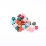 アクリルビーズ 丸型 カラーミックス 16mm【500g/约220ヶ】