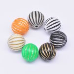 アクリルビーズ アンティーク調 カボチャ 16mm【500g】