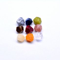 樹脂ビーズ 不規則 カットビーズパーツ11×12mm 【100ヶ】