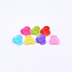 アクリルビーズ 三弁花 カラーミックス7×15mm 【500g】