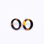 アクリルピアス リング 琥珀色 14×16mm【20ヶ】