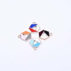 アクリルチャーム エポ付き 六角形 19×21mm【50ヶ】