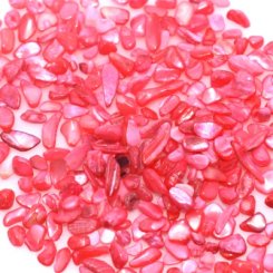 染色シェル貝 さざれ石(穴なし) ライトシャム 5-7mm(50g)