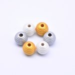 糸巻き風ビーズ 11×12mm