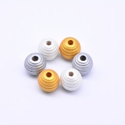 糸巻き風ビーズ 11×12mm