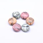 アクリルビーズ 丸型 5×25mm【100ヶ】