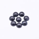アクリルパーツ デコパーツ 丸型 ブラック 4×8mm 【500g】