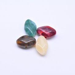 アクリルビーズ 菱形 横穴 16×26mm【100ヶ】