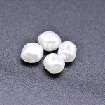 ABS製 パールビーズ パールホワイト 6×7mm 【100ヶ】