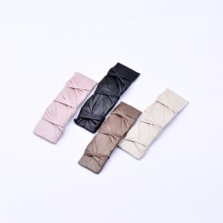 スリーピン PU付きリボン 長方形25×78mm【20ヶ(約149g】
