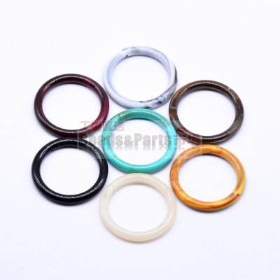 アクリルパーツ プレート 丸フレーム 1穴 5×45mm【100ヶ】