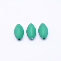アクリルビーズ 不規則 グリーン 9×19mm【500g（約520ヶ）】