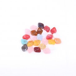アクリルビーズ 菱形 カラーミックス 17×20mm【500g/约310ヶ】