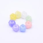 アクリルビーズ 不規則 ラメ入り 10×12mm【100ヶ】