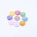アクリルパーツ 八角形 グリッター封入 11×21mm【20ヶ(約58g】